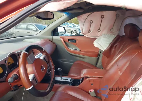 2005 Nissan Murano Sl из США, поврежденный, VIN JN8AZ08W95W430671